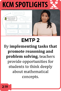 EMTP 2: Implement Tasks that Promote Reasoning and Problem Solving